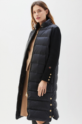 Celia Down Coat, Black
