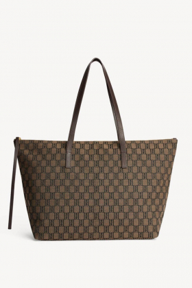 Carva printed tote bag, Bison