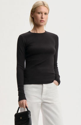 Brita organic cotton long-sleeved T-shirt, Black
