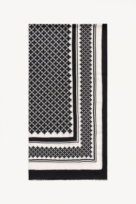 Julee wool scarf, Black