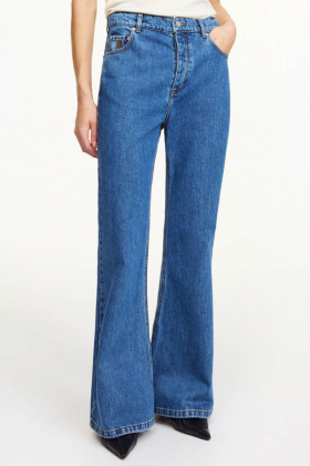 Houston Organic Cotton Jeans, Mid Denim Blue