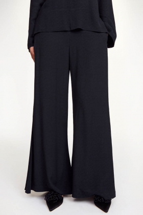 Lucee flared trousers, Black