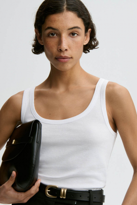 Dali organic cotton tank top, Pure white