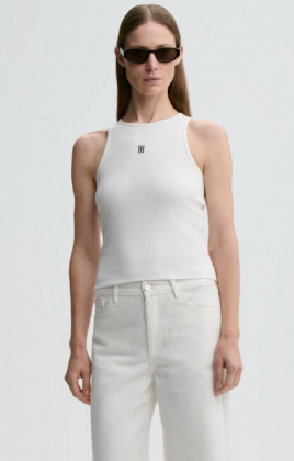 Amanias organic cotton tank top, Soft White