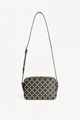 Lolla Crossbody Bag, Black & Cream