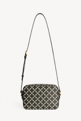 Lolla Crossbody Bag, Black & Cream
