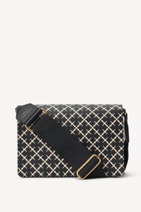 Loenna Shoulder Bag, Black & Cream