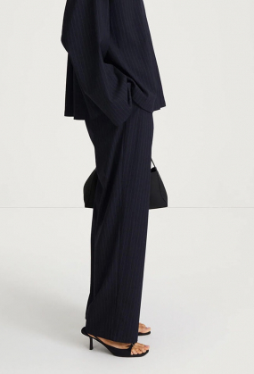 Belicia trousers, Navy pinstripe