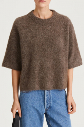 Nour Top, Brown