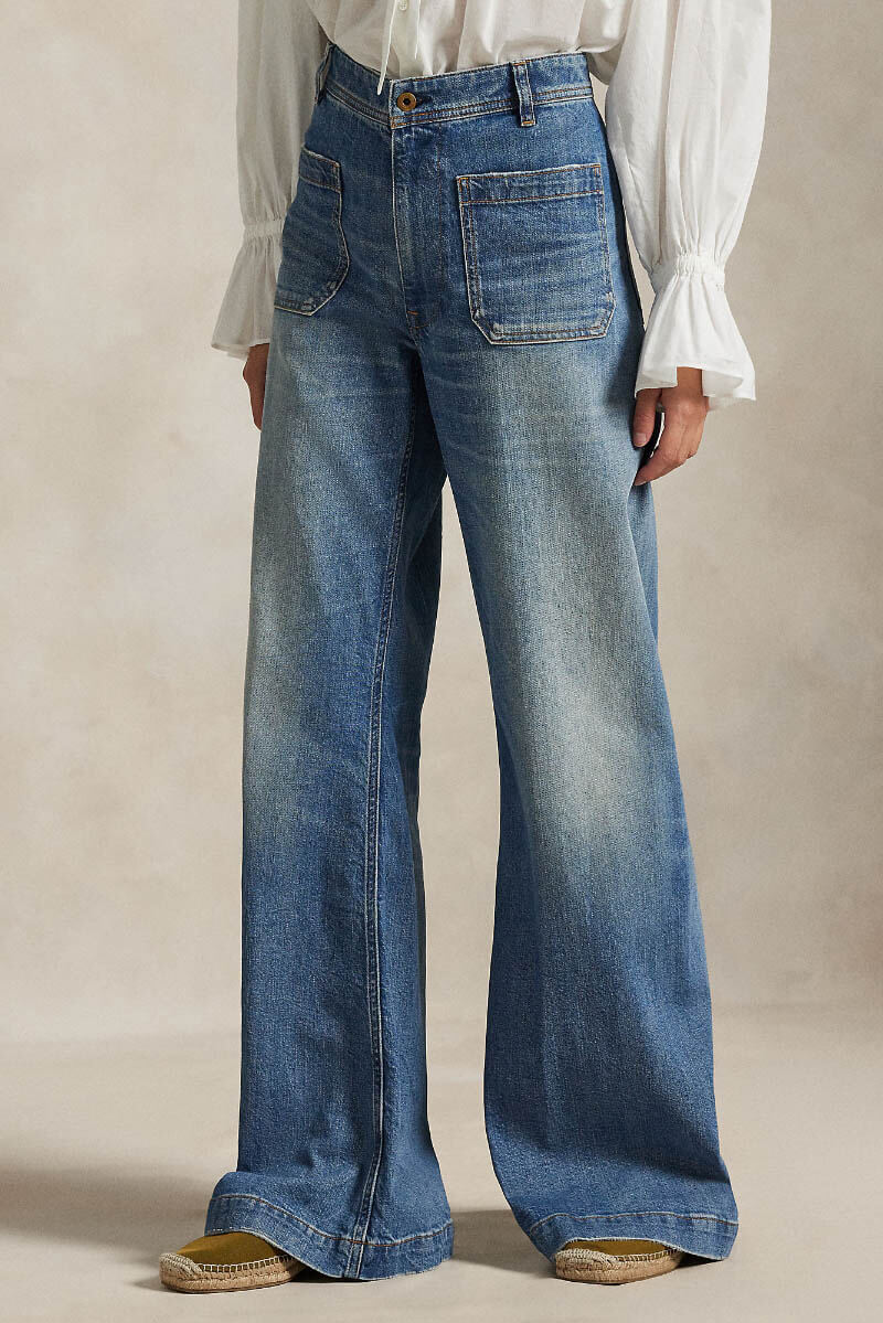 パンツ Polo Jeans Company Gimmick Flair Pants POLO RALPH LAUREN | Woven Flare Pants, Arlit Wash | Trousers
