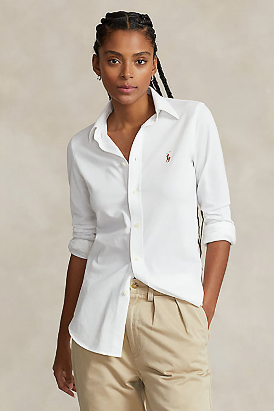 Long sleeve knit polo ralph lauren online