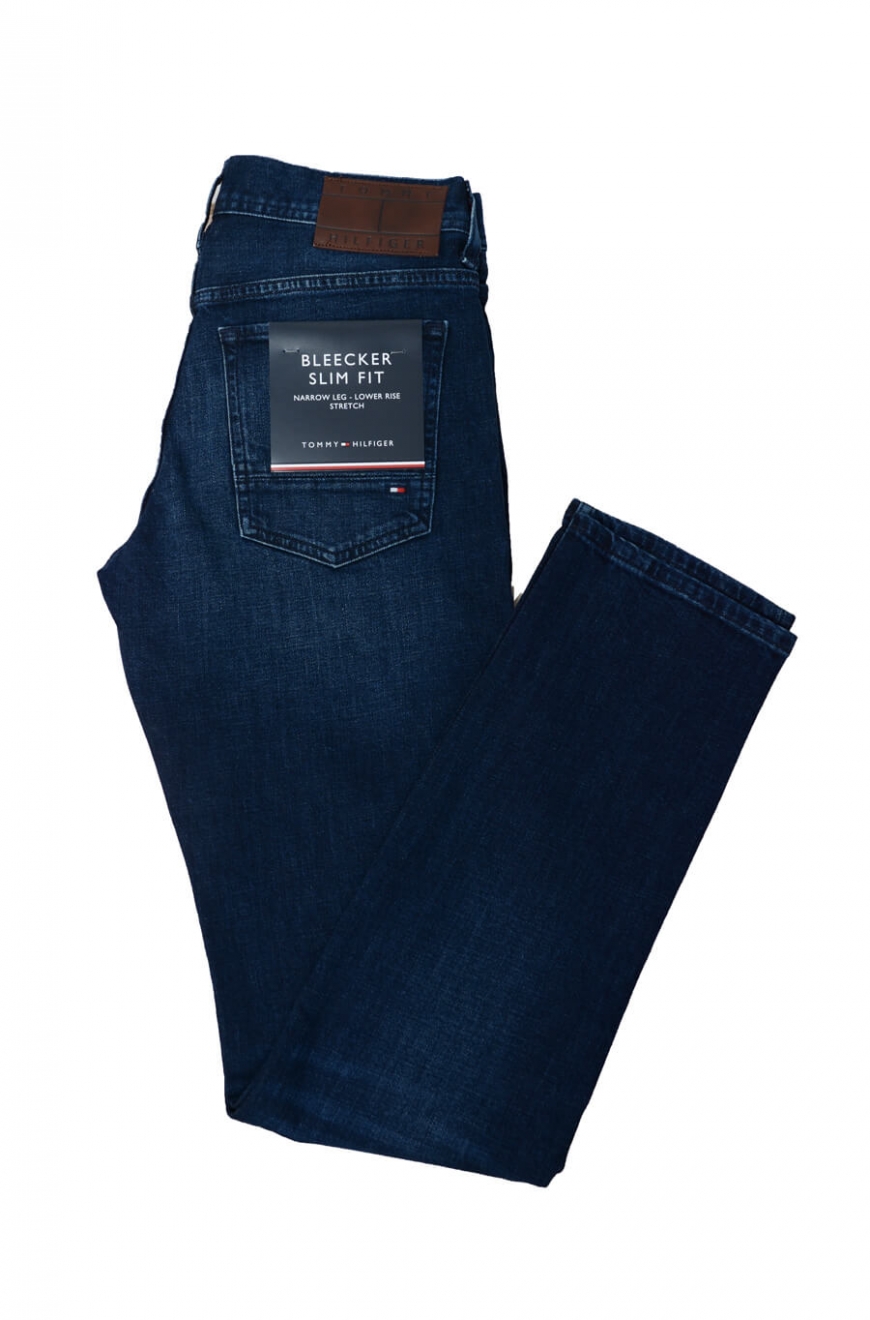 tommy hilfiger bleecker slim fit jeans narrow leg low rise