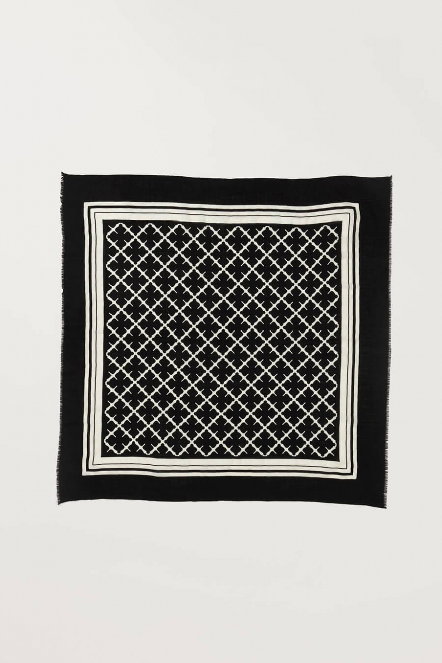 Cornelis Wool Scarf Black